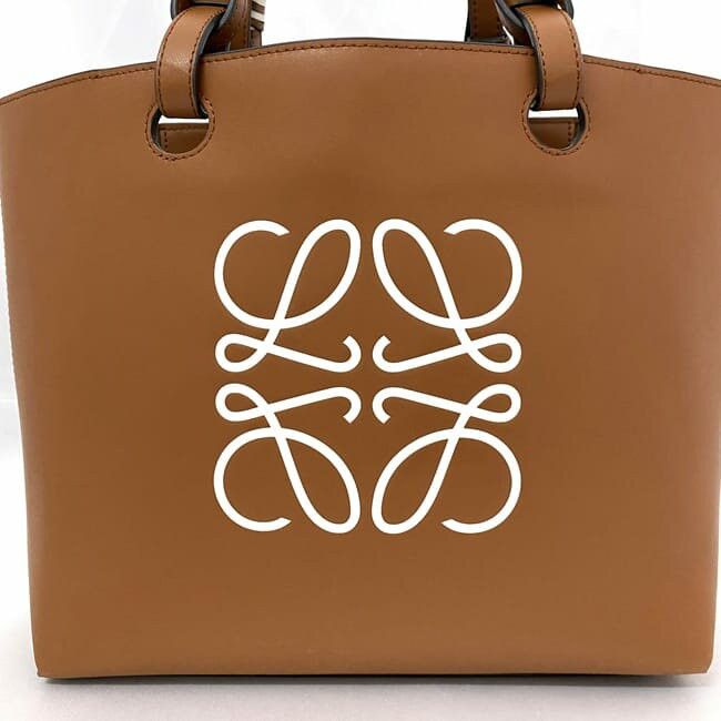 Loewe LOEWE Tote Bag Brown Leather Size ONE SIZE - 3 Thumbnail
