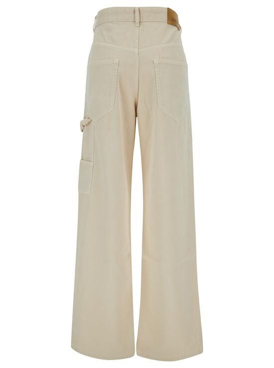 Isabel Marant ISABEL MARANT Women Denim Pants PA0195FBB1H07I23EC Beige Size 28" / US 6 / IT 42 - 2 Thumbnail