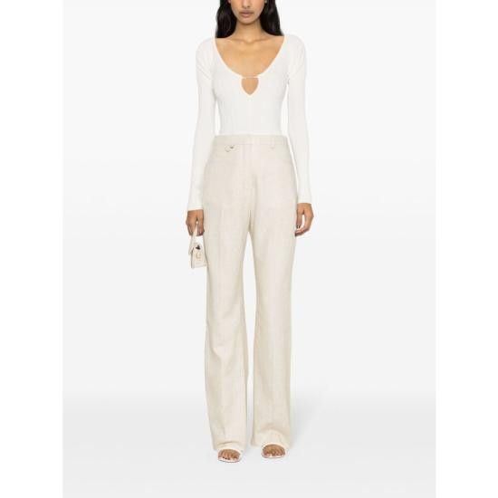 Jacquemus JACQUEMUS Women Jackets 241KN357 2358 110 WHITE Size XS / US 0-2 / IT 36-38 - 3 Thumbnail