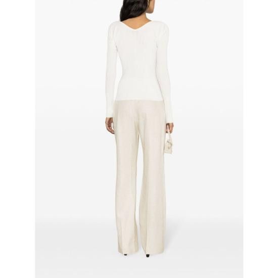 Jacquemus JACQUEMUS Women Jackets 241KN357 2358 110 WHITE Size XS / US 0-2 / IT 36-38 - 2 Thumbnail