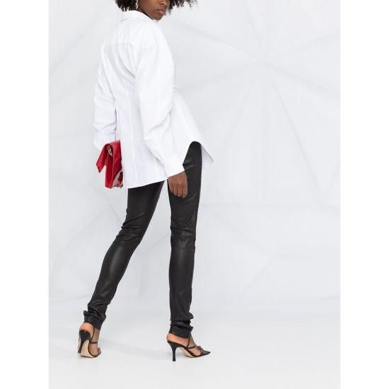 Ann Demeulemeester ANN DEMEULEMEESTER Women Pants 2002 1431 288 099 BLACK Size 26" / US 2 / IT 38 - 5 Thumbnail