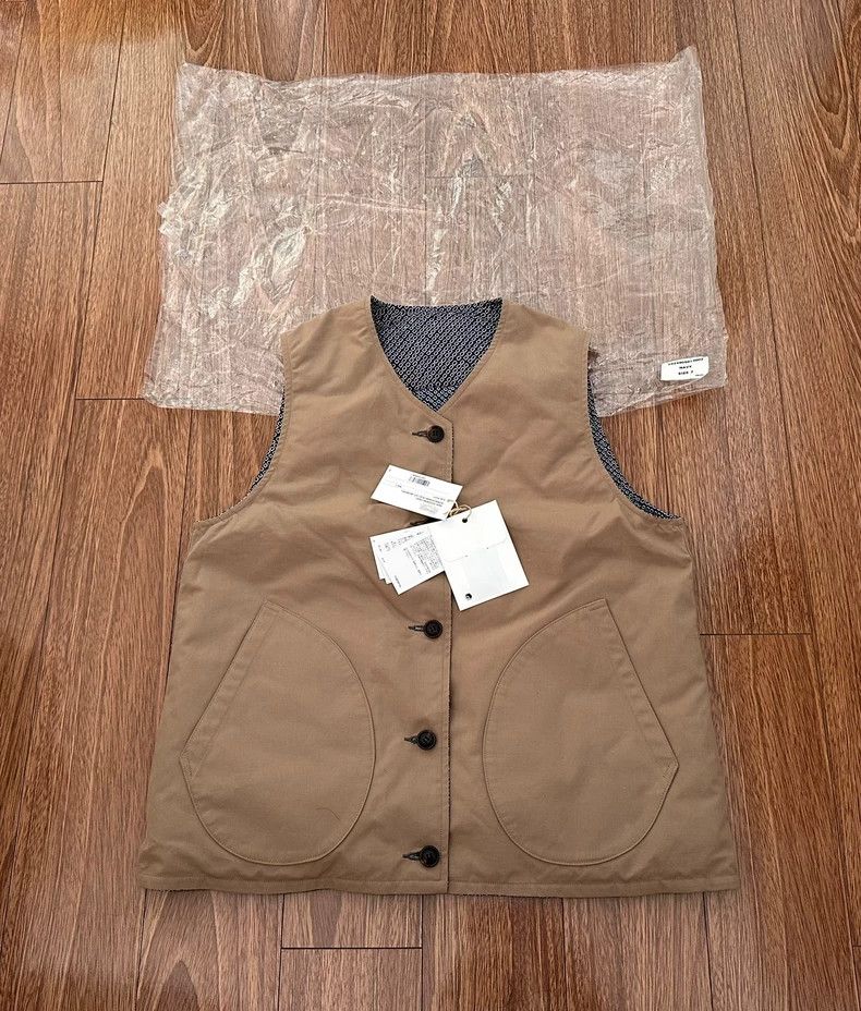 VISVIM 24 ICT KORA DOWN VEST (VT.SHIBORI)