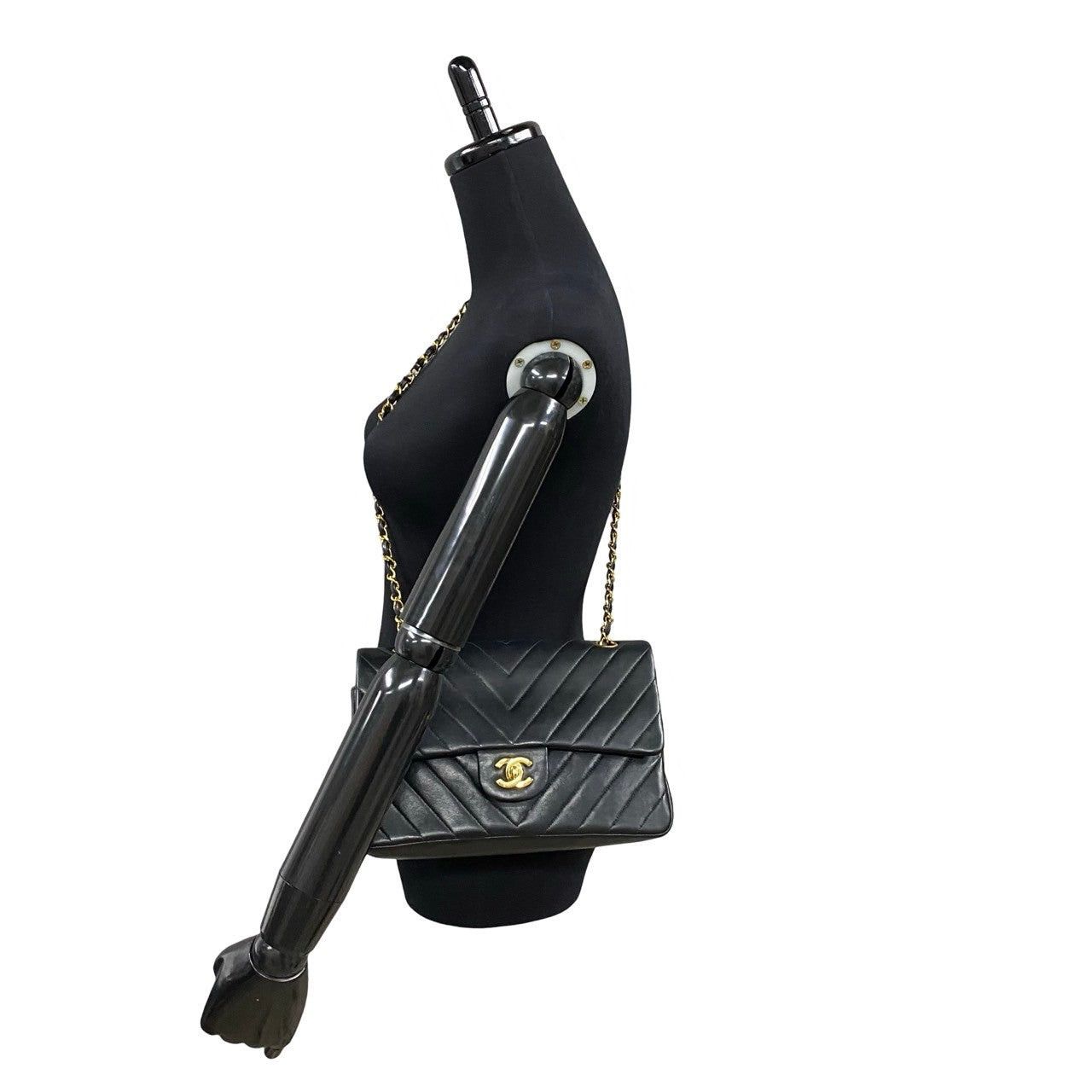Chanel Chanel Shoulder Bag Black Leather Size ONE SIZE - 2 Thumbnail