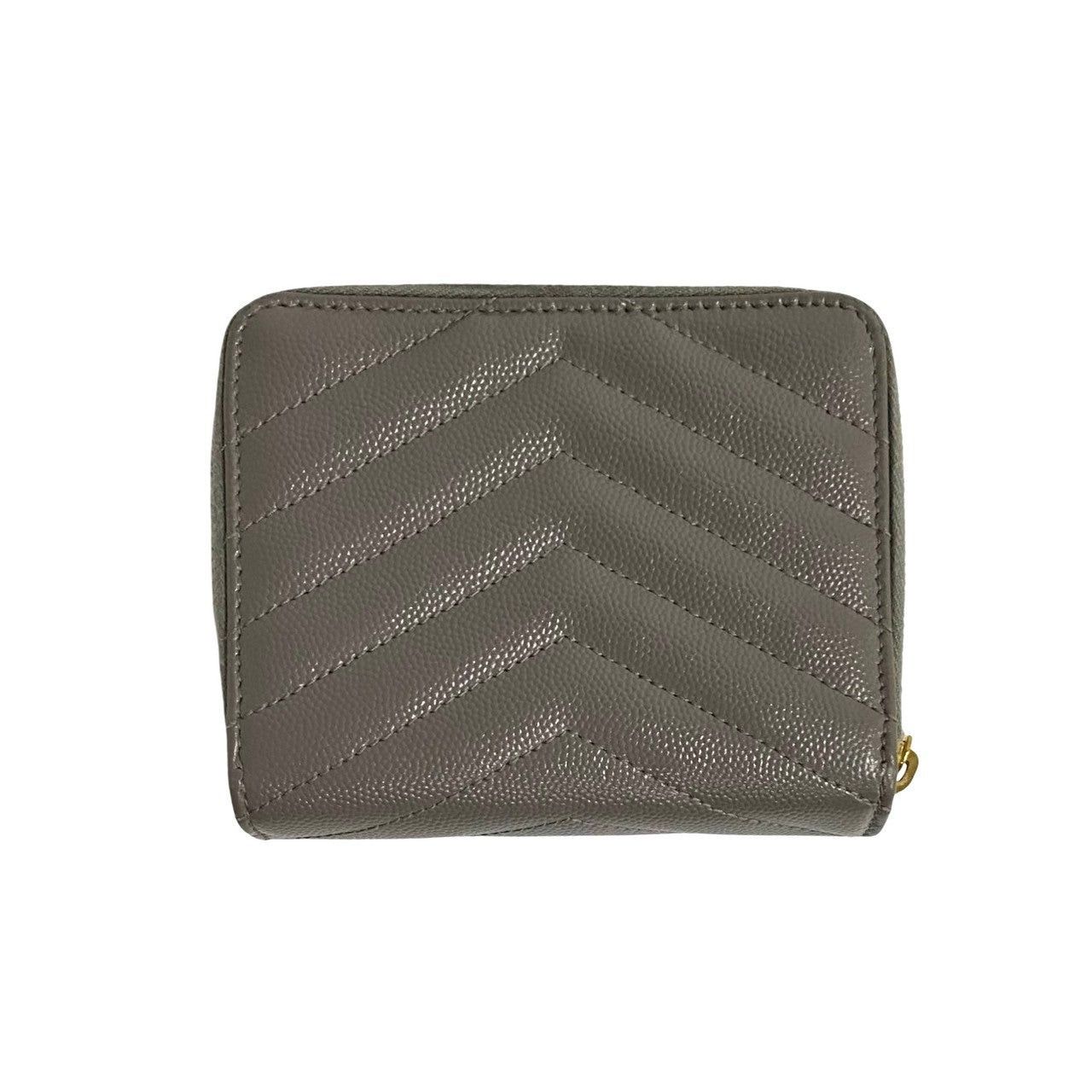 Yves Saint Laurent Yves Saint Laurent Grey Leather Size ONE SIZE - 3 Thumbnail