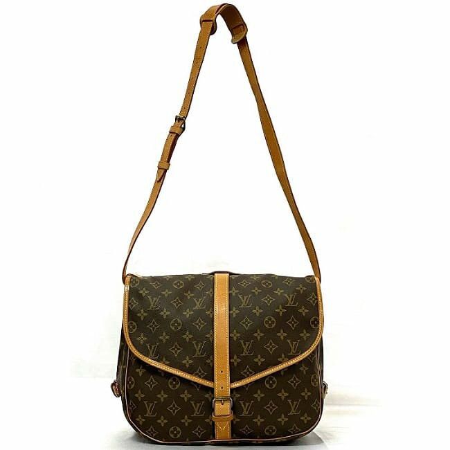 Louis Vuitton LOUIS VUITTON Shoulder Bag Brown Cotton Size ONE SIZE - 2 Thumbnail