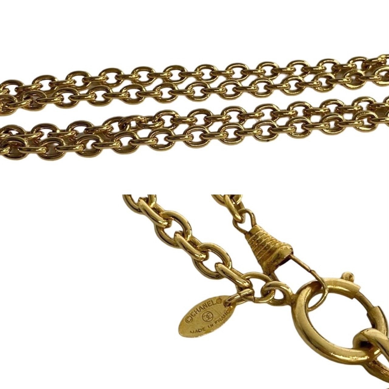 Chanel Chanel Necklace Gold Plated Size ONE SIZE - 3 Thumbnail