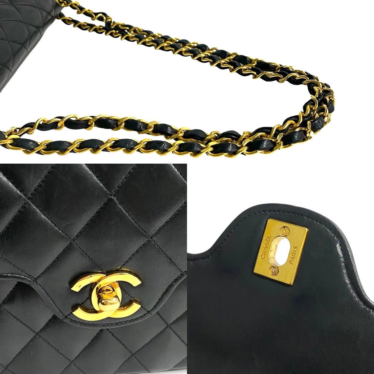 Chanel Chanel Shoulder Bag Black Leather Size ONE SIZE - 8 Thumbnail
