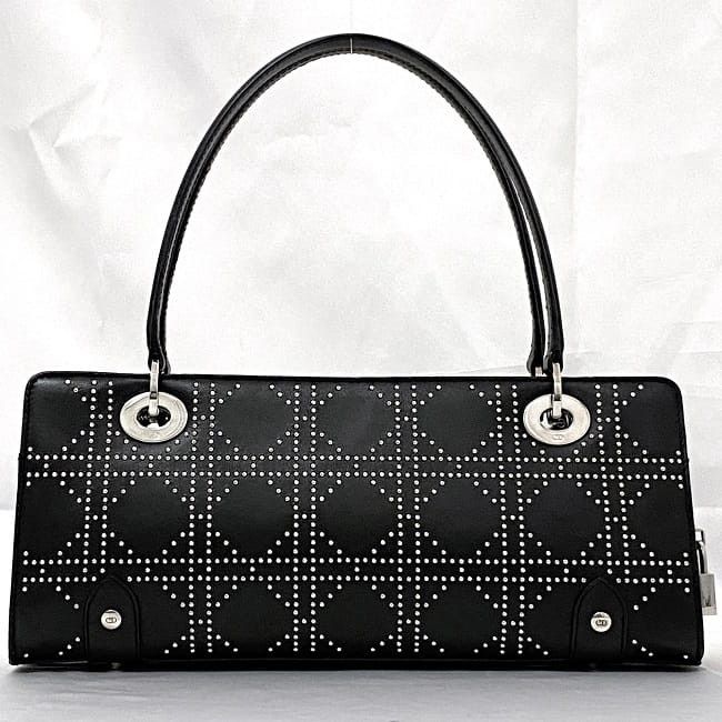 Dior DIOR Handbag Black Leather Size ONE SIZE - 3 Thumbnail