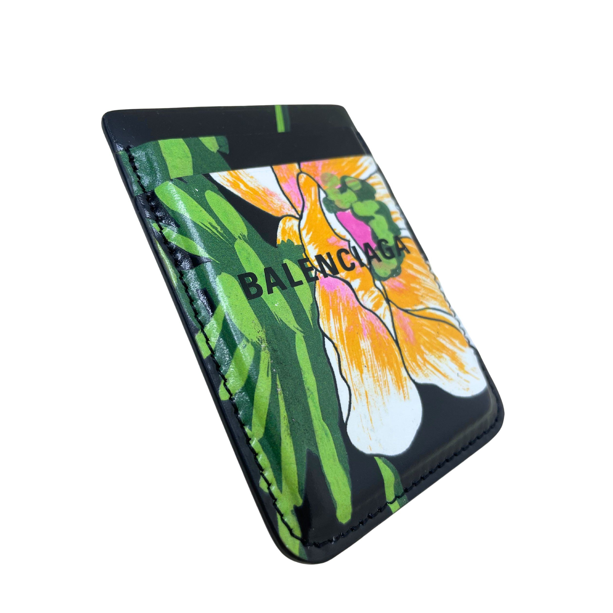 Balenciaga cash iphone magnet cardholder flora Size ONE SIZE - 2 Thumbnail