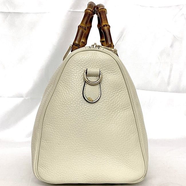 Gucci GUCCI Handbag White Leather Size ONE SIZE - 3 Thumbnail