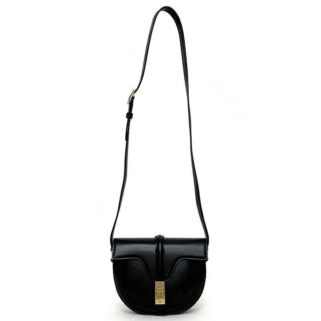 Celine CELINE Shoulder Bag Black Leather Size ONE SIZE - 2 Thumbnail