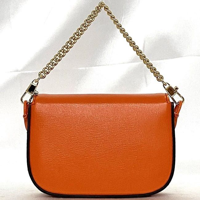 Gucci GUCCI Mini Bag Orange Leather Size ONE SIZE - 3 Thumbnail