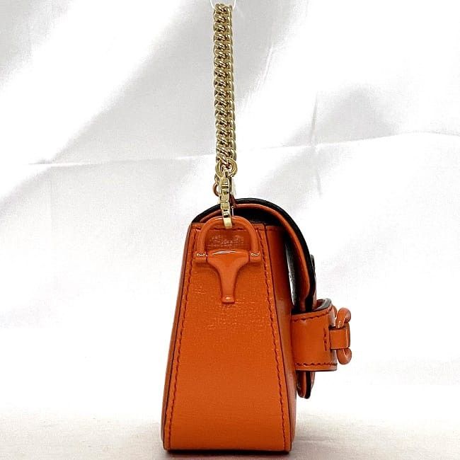 Gucci GUCCI Mini Bag Orange Leather Size ONE SIZE - 2 Thumbnail