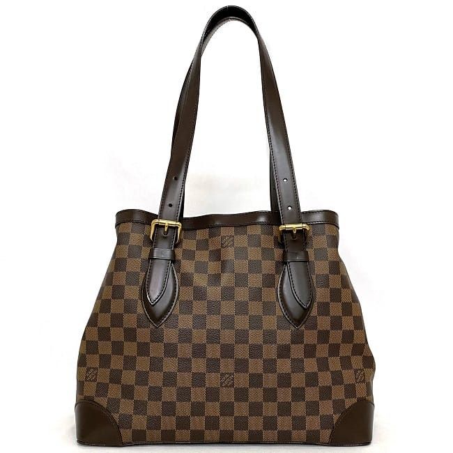 Louis Vuitton LOUIS VUITTON Tote Bag Brown Cotton Size ONE SIZE - 3 Thumbnail