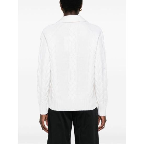 Max Mara MAX MARA Women Jackets MICIO 037 001 WHITE Size L / US 10 / IT 46 - 4 Thumbnail