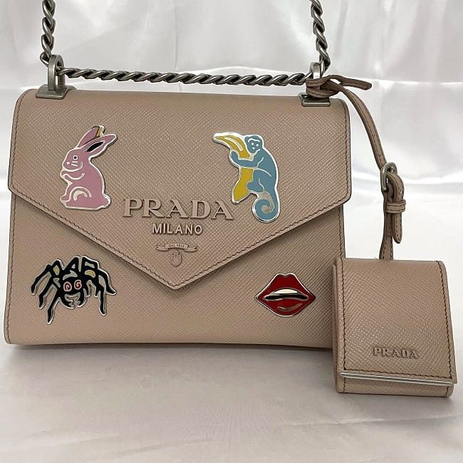 Prada PRADA Shoulder Bag Neutrals Leather Size ONE SIZE - 3 Thumbnail