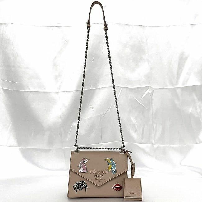 Prada PRADA Shoulder Bag Neutrals Leather Size ONE SIZE - 2 Thumbnail