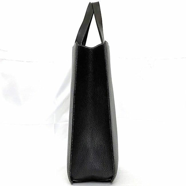 Hermes HERMES Tote Bag Black Leather Size ONE SIZE - 2 Thumbnail