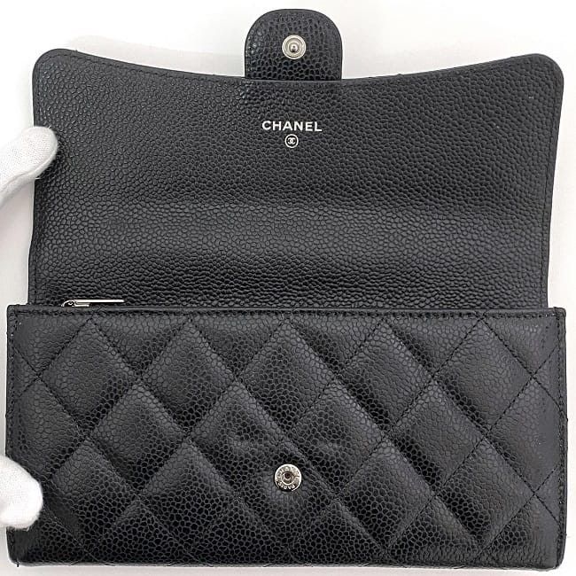 Chanel CHANEL Black Leather Size ONE SIZE - 3 Thumbnail