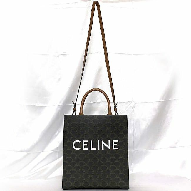 Celine CELINE Tote Bag Brown Pvc Size ONE SIZE - 2 Thumbnail