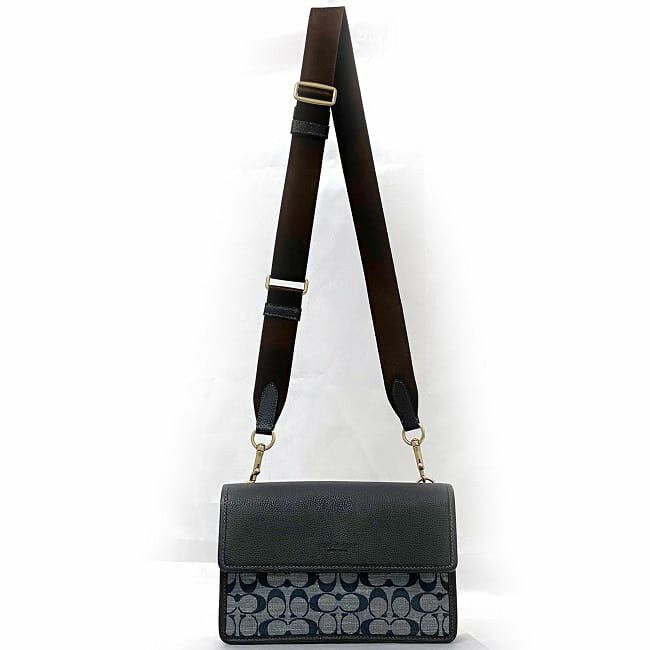 Coach COACH Shoulder Bag Blue Leather Size ONE SIZE - 2 Thumbnail