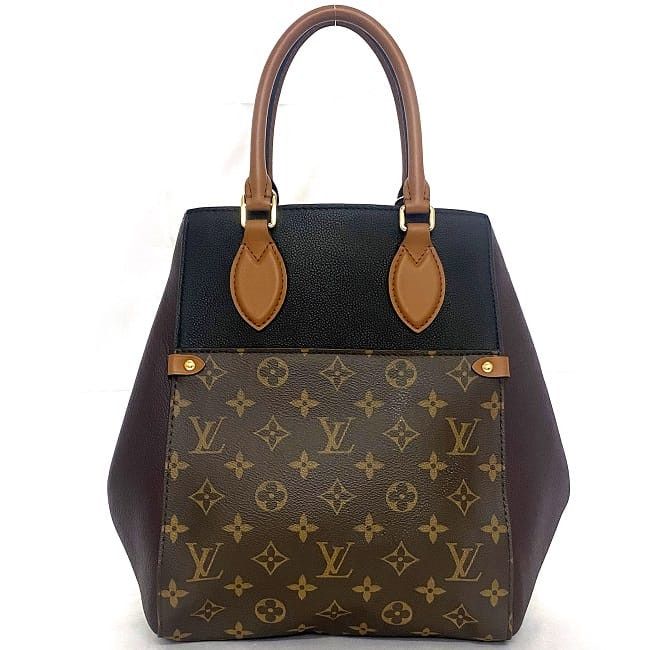Louis Vuitton LOUIS VUITTON Tote Bag Brown Cotton Size ONE SIZE - 3 Thumbnail