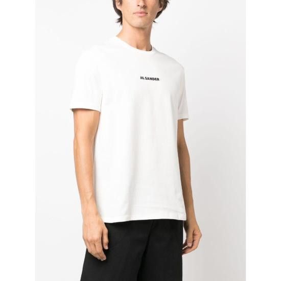 Jil Sander JIL SANDER Men T-Shirts J20103 J47GC0122 102 WHITE Size US XL / EU 56 / 4 - 2 Thumbnail