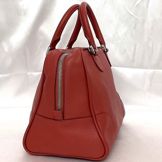 Loewe LOEWE Handbag Red Leather Size ONE SIZE - 3 Thumbnail