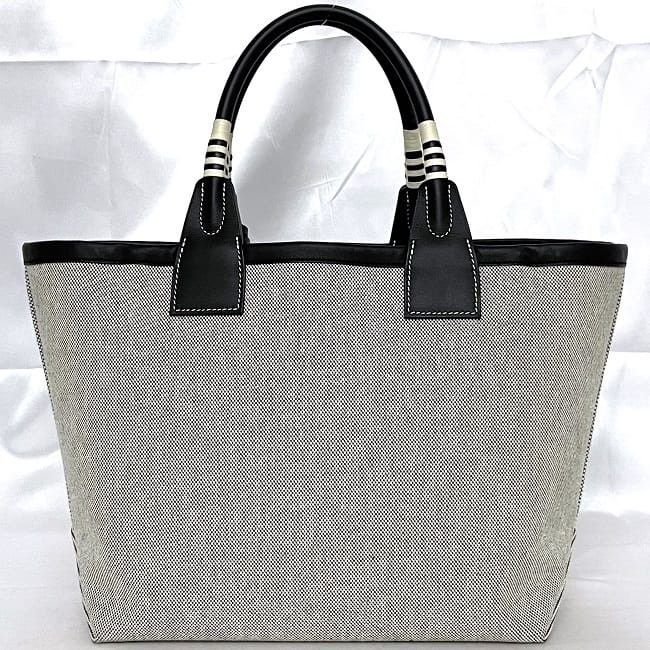 Hermes HERMES Tote Bag Grey Cotton Size ONE SIZE - 3 Thumbnail