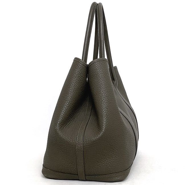 Hermes HERMES Tote Bag Grey Leather Size ONE SIZE - 2 Thumbnail