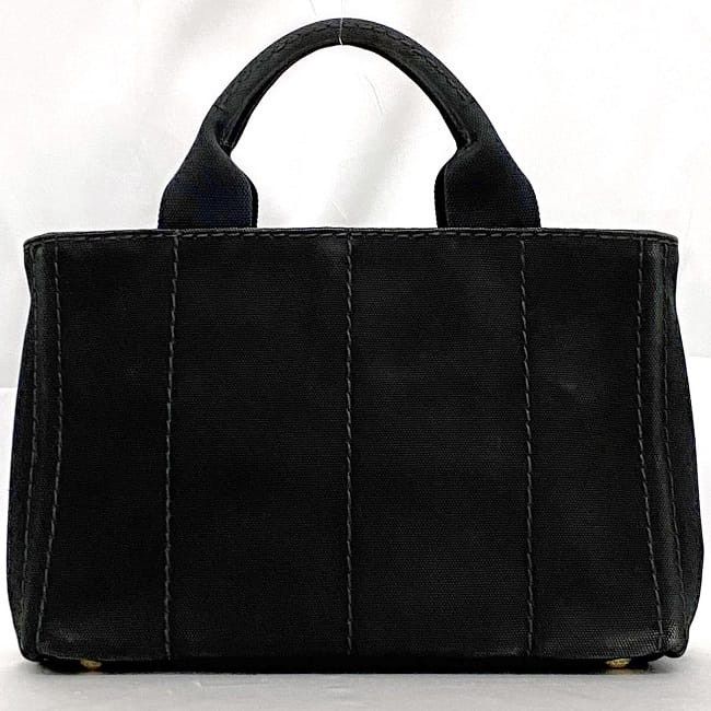 Prada PRADA Tote Bag Black Cotton Size ONE SIZE - 3 Thumbnail
