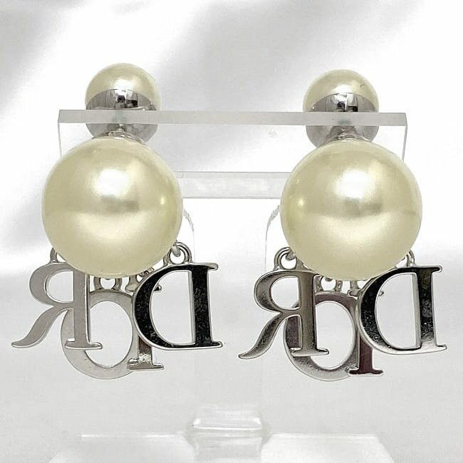 Dior DIOR Earrings Silver Metal Size ONE SIZE - 2 Thumbnail