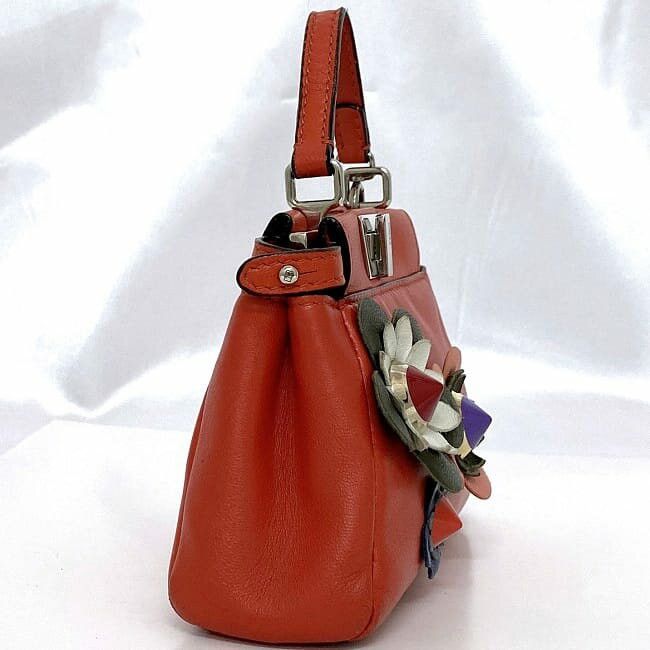 Fendi FENDI Mini Bag Red Leather Size ONE SIZE - 3 Thumbnail