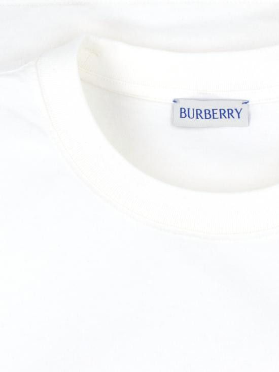 Burberry BURBERRY Men T-Shirts 8095105 B8764 White Size US M / EU 48-50 / 2 - 4 Thumbnail