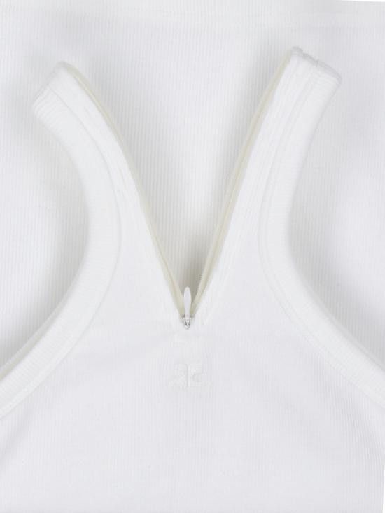 Courreges COURREGES Women Tops 324JDE079JS0121 0001 White Size L / US 10 / IT 46 - 3 Thumbnail