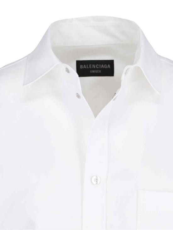 Balenciaga BALENCIAGA Women Shirts 794462 TQM30 9140 White Size S / US 4 / IT 40 - 3 Thumbnail