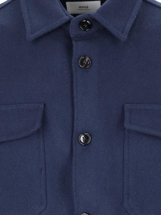 AMI AMI Men Jacket UJK226 WV0016 430 Blue Size US L / EU 52-54 / 3 - 4 Thumbnail