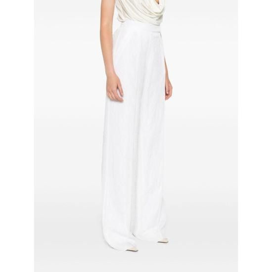 Max Mara MAX MARA Women Pants LARINGE 135 001 WHITE Size 28" / US 6 / IT 42 - 2 Thumbnail