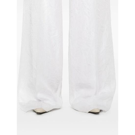 Max Mara MAX MARA Women Pants LARINGE 135 001 WHITE Size 28" / US 6 / IT 42 - 5 Thumbnail
