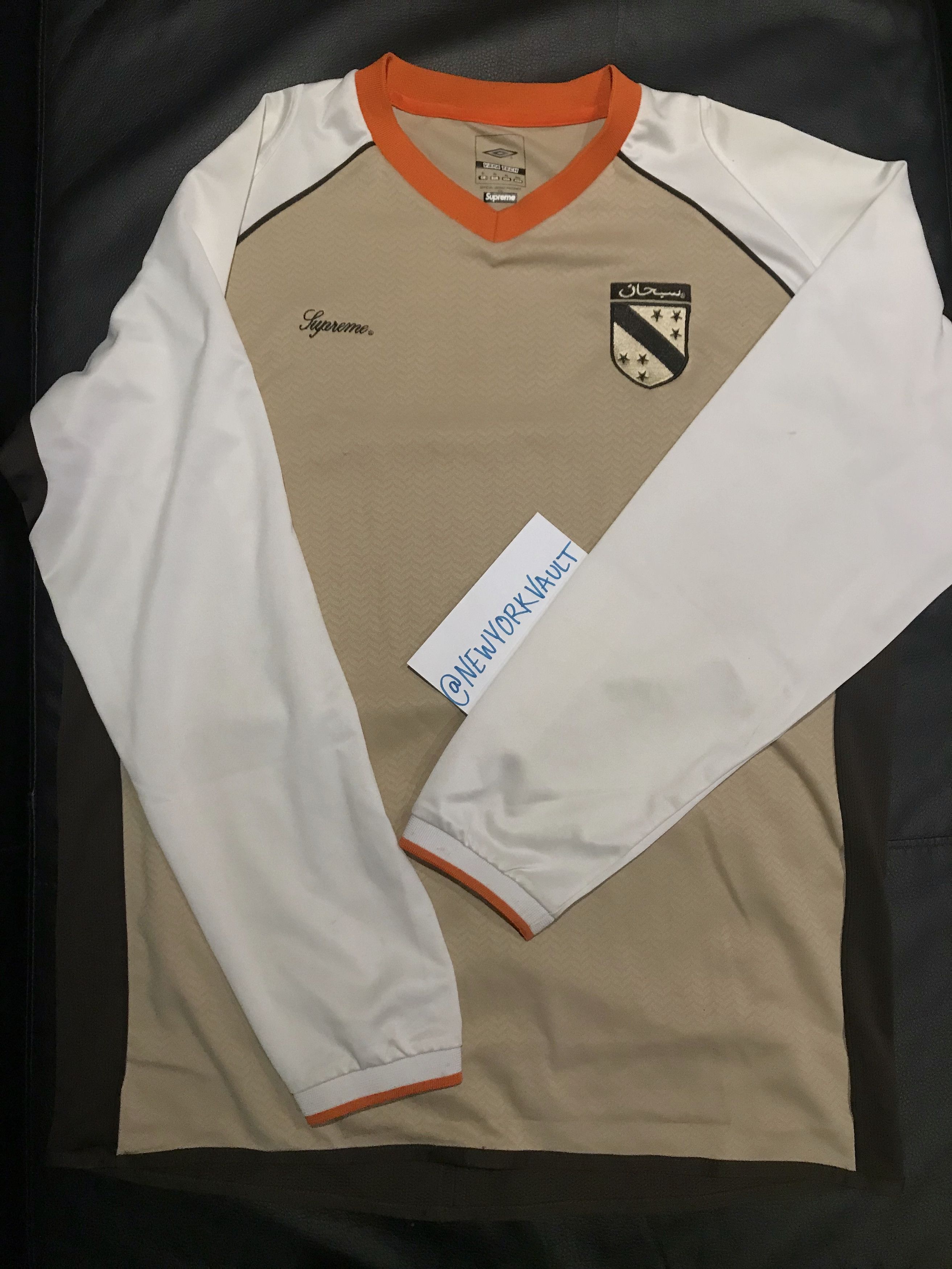 Supreme Supreme x Umbro Arabic Soccer Long Sleeve Jersey *RARE