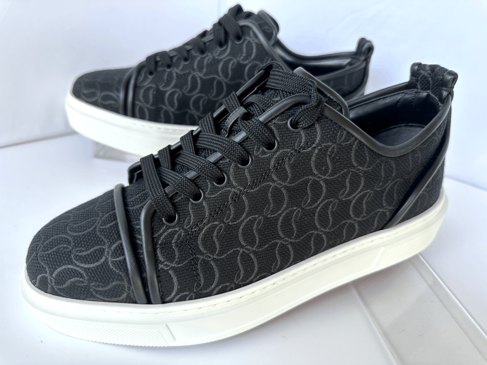 Christian Louboutin Adolon Junior Black Size US 11 / EU 44 - 2 Thumbnail