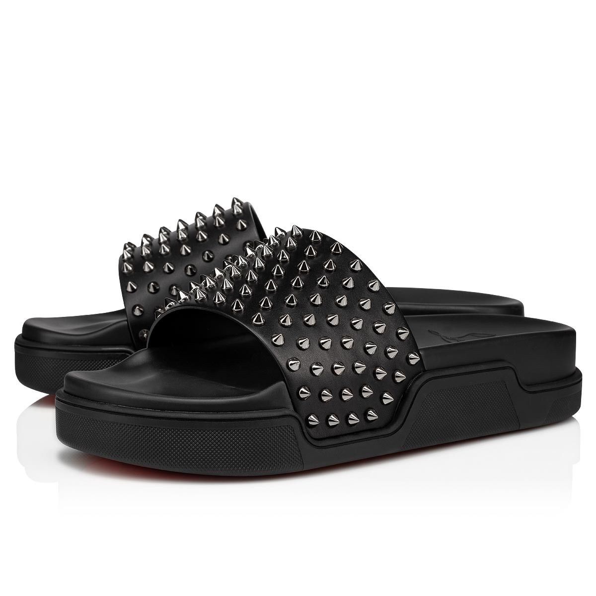 Christian Louboutin Pool Fun Black Size US 11 / EU 44 - 3 Thumbnail