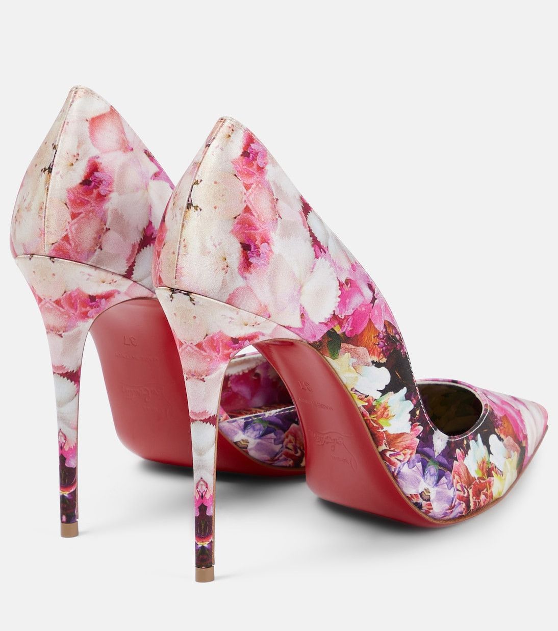 Christian Louboutin Iriza Flora 100mm Size US 7 / IT 37 - 2 Thumbnail