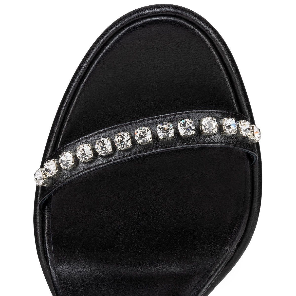 Christian Louboutin Pyrastrass Black 110mm Size US 4 / IT 34 - 4 Thumbnail