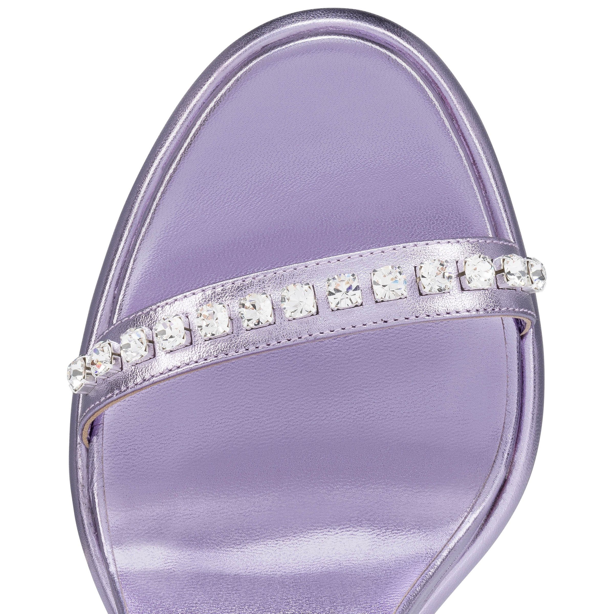 Christian Louboutin Pyrastrass Purple 110mm Size US 9 / IT 39 - 4 Thumbnail