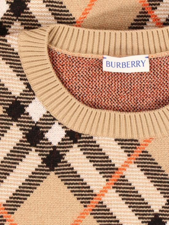 Burberry BURBERRY Women Sweater 8093486 B9368 Beige Size M / US 6-8 / IT 42-44 - 4 Thumbnail