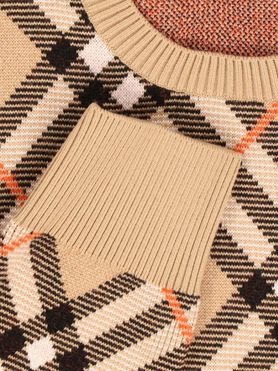 Burberry BURBERRY Women Sweater 8093486 B9368 Beige Size M / US 6-8 / IT 42-44 - 5 Thumbnail
