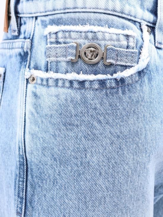 Versace VERSACE Men Denim Pants 10161091A11283 1D380 Blue Size US 34 / EU 50 - 3 Thumbnail