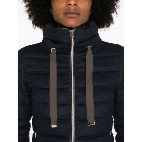 Herno HERNO Women Jackets 38087 PI00131DR 9200 BLUE Size L / US 10 / IT 46 - 3 Thumbnail