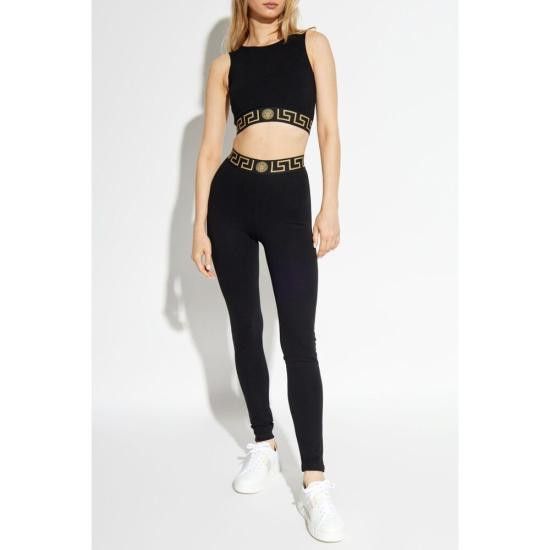 Versace VERSACE Women Tops 1A11143 1015878 1B000 BLACK Size S / US 4 / IT 40 - 2 Thumbnail